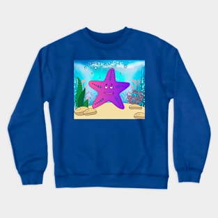 Colorful Funny Fish With Googly Eyes Crewneck Sweatshirt